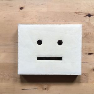 Acne Studios Vanessa Yellow Suede Clutch